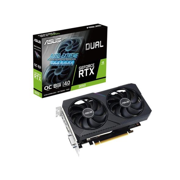 ASUS Dual -RTX3050-O8G-V2 NVIDIA GeForce RTX 3050 8 GB GDDR6 (90YV0GH6-M0NA00) (ASU90YV0GH6-M0NA00) έως 12 άτοκες Δόσεις