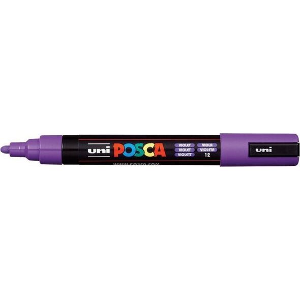 Uni MARKER PLAKATOWY UNI POSCA PC-5M FIOLETOWY