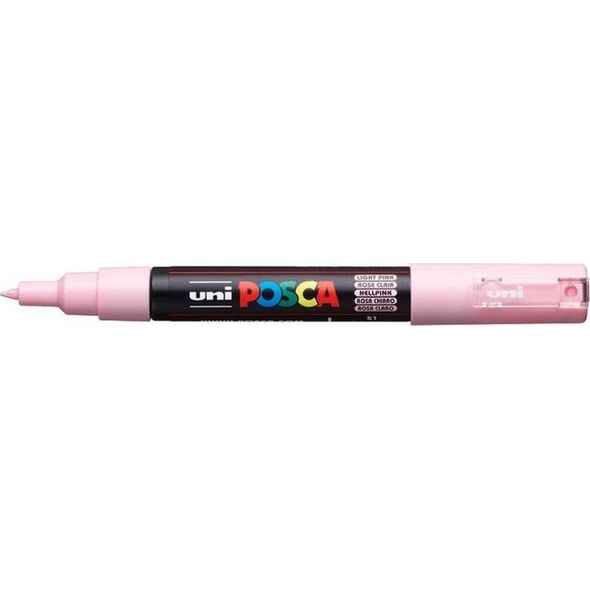 Uni MARKER PLAKATOWY UNI POSCA PC-1M JASNO-RÓŻOWY