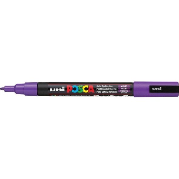 Uni MARKER PLAKATOWY UNI POSCA PC-3M FIOLETOWY