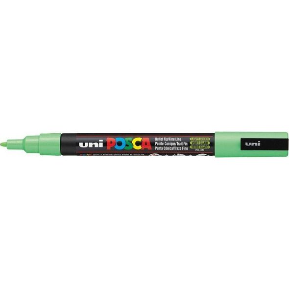 Uni MARKER PLAKATOWY UNI POSCA PC-3M JASNO-ZIELONY