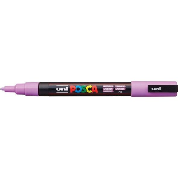 Uni MARKER PLAKATOWY UNI POSCA PC-3M PASTELOWY LAWENDOWY