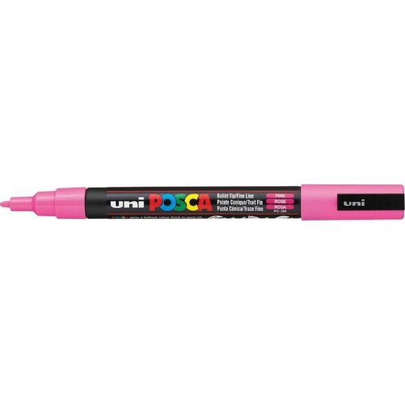 Uni MARKER PLAKATOWY UNI POSCA PC-3M RÓŻOWY
