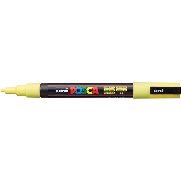 Uni MARKER PLAKATOWY UNI POSCA PC-3M PASTELOWY ŻÓŁTY