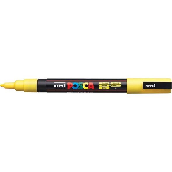 Uni MARKER PLAKATOWY UNI POSCA PC-3M ŻÓŁTY