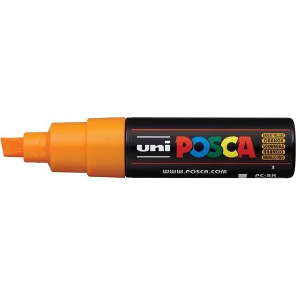 Uni MARKER PLAKATOWY UNI POSCA PC-8K CIEMNO-ŻÓŁTY