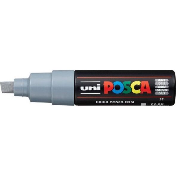 Uni MARKER PLAKATOWY UNI POSCA PC-8K SZARY