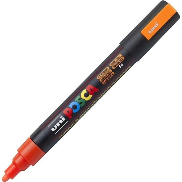 Uni MARKER POSCA PC-5M FLUO POMARAŃCZOWY
