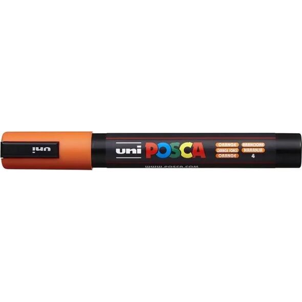 Uni MARKER POSCA PC-5M FLUO POMARAŃCZOWY