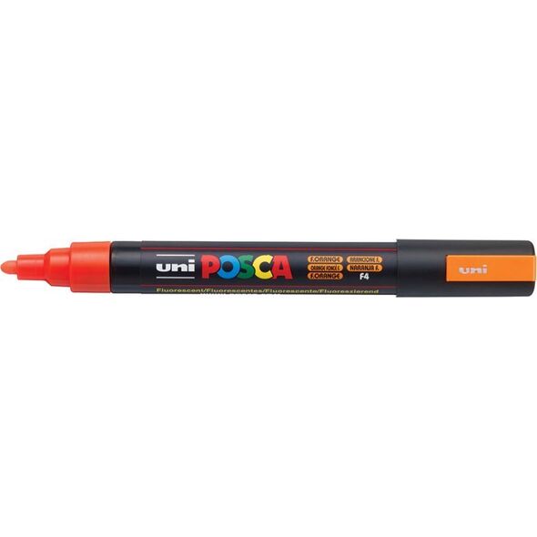 Uni MARKER POSCA PC-5M FLUO POMARAŃCZOWY