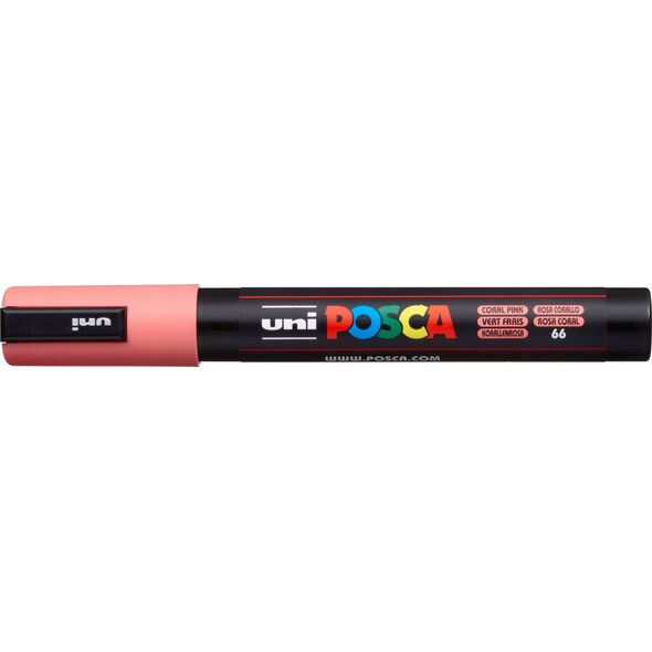 Uni Marker Do Każdej Powierzchni POSCA PC-5M KORALOWY