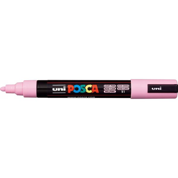 Uni Marker Do Każdej Powierzchni POSCA PC-5M J.różowy