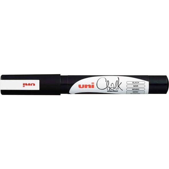 Uni Mitsubishi Pencil MARKER PWE-5M CZARNY DO CZARNYCH TABLIC (PWE-5MCZARNY)