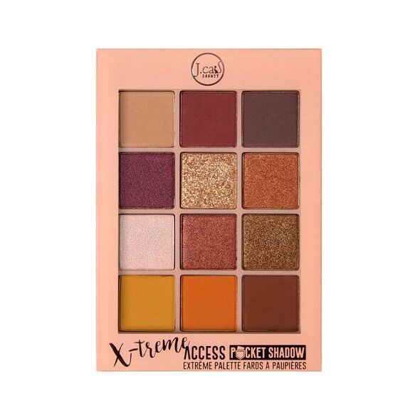 J.CAT BEAUTY_X-Treme Access Pocket Shadow paleta cieni do oczu 102 Walk Of Stardom 10g