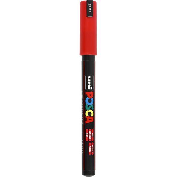 Marker Posca czerwony 0,7 mm