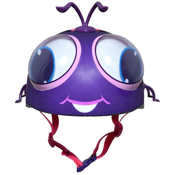 Παιδικό κράνος juniorski RASKULLZ GOOGLY LADY BUG ροζ μέγεθος XS TOODLER FS 3+ (48-52 cm) (NEW)