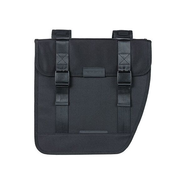 Διπλή αστική τσάντα BASIL TOUR DOUBLE PANNIER BAG XL 35L, Universal Bridge System, αδιάβροχη μαύρη (NEW)
