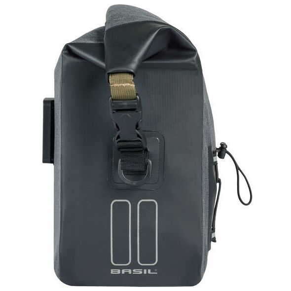 Τσάντα τιμονιού BASIL NAVIGATOR STORM KF HANDLEBAR BAG 10-11L, αδιάβροχη, γκρι μαύρο (NEW)