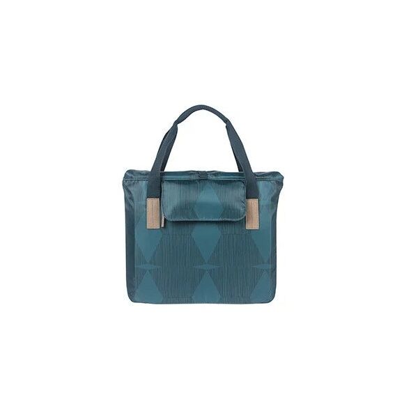 Τσάντα για σχάρα BASIL ELEGANCE BICYCLE SHOPPER 20-26L Hook On System, αδιάβροχη estate blue (NEW)