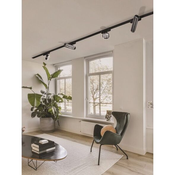 Azzardo Neo AZ5122 σποτ για μονοφασικό σύστημα ράγας Neo 12W LED 3000-6700K μαύρο