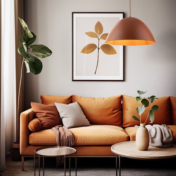Φωτιστικό κρεμαστό TK Lighting Faro 10260 1x15W E27 τούβλο
