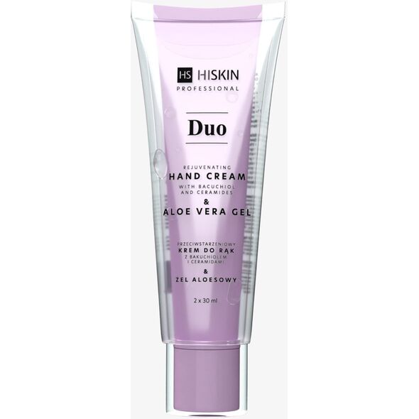 HISKIN DUO Αντιγηραντική κρέμα χεριών με μπακουχιόλη και κεραμίδια 2 x 30 ml
