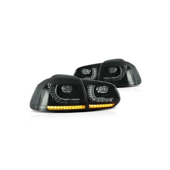 Φώτα Volkswagen Golf VI Πίσω Δυναμικά LED Καπνιστά