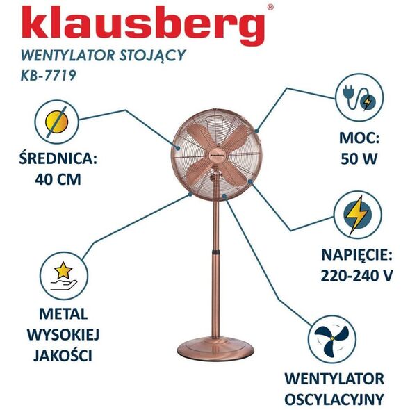 ΑΝΕΜΙΣΤΗΡΑΣ ΔΑΠΕΔΟΥ KLAUSBERG KB-7719