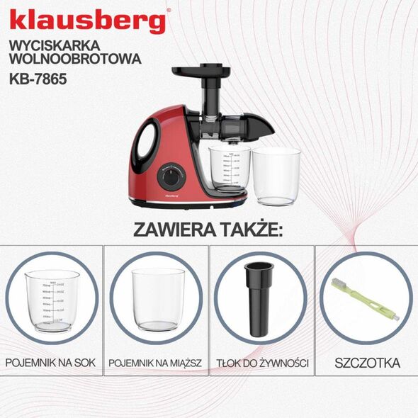 ΑΠΟΣΤΑΚΤΗΡΑΣ ΧΥΜΟΥ ΑΡΓΗΣ ΠΙΕΣΗΣ KLAUSBERG KB-7865