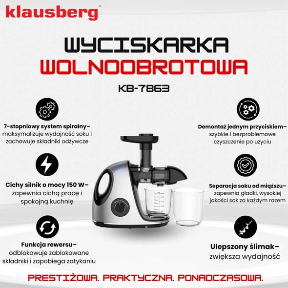 ΑΠΟΧΥΜΩΤΗΣ ΑΡΓΗΣ ΠΙΕΣΗΣ KLAUSBERG KB-7863