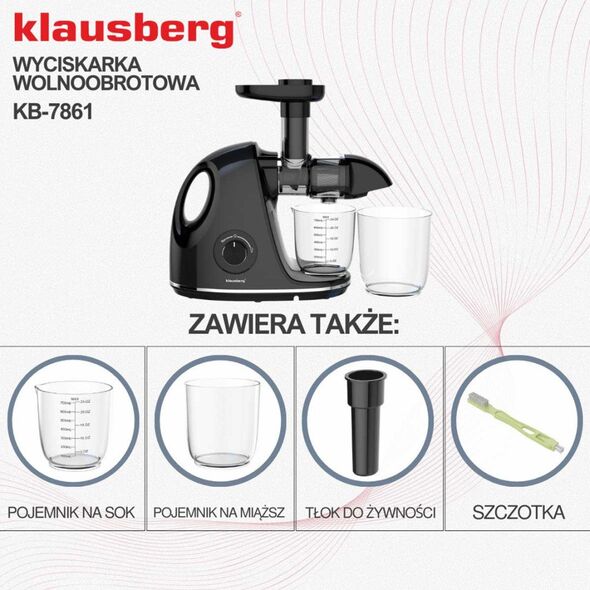 ΑΠΟΧΥΜΩΤΗΣ ΧΑΜΗΛΗΣ ΤΑΧΥΤΗΤΑΣ KLAUSBERG KB-7861