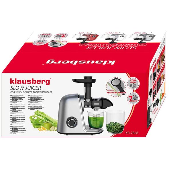 ΑΠΟΣΤΑΚΤΗΡΑΣ ΧΥΜΟΥ ΑΡΓΗΣ ΠΙΕΣΗΣ KLAUSBERG KB-7868