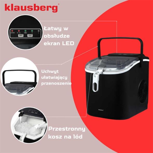 ΑΥΤΟΜΑΤΟΣ ΠΑΓΟΚΟΦΤΗΣ 1,2L 100W KLAUSBERG KB-7882