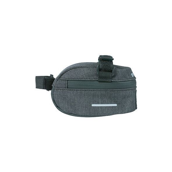 Torebka podsiodłowa BASIL DISCOVERY 365D FRAME BAG S 0.5L, mocowanie na paski, wodoodporna black melee (NEW 2024)