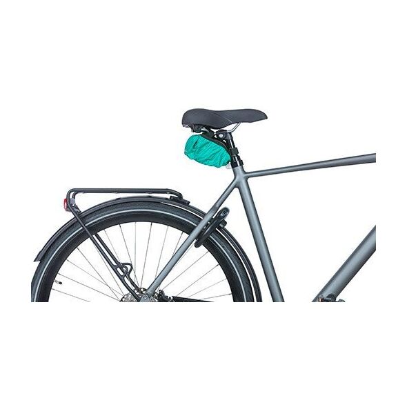 Torebka podsiodłowa BASIL DISCOVERY 365D FRAME BAG S 0.5L, mocowanie na paski, wodoodporna black melee (NEW 2024)
