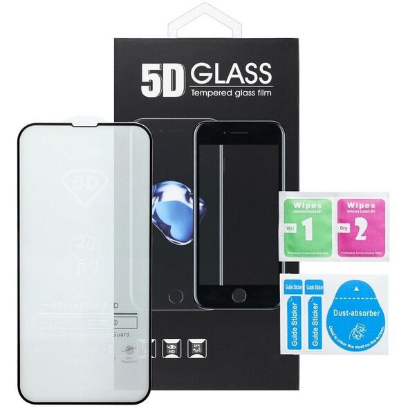 5D Full Glue Tempered Glass - για iPhone 13 Pro Max / 14 Plus (MATTE) μαύρο