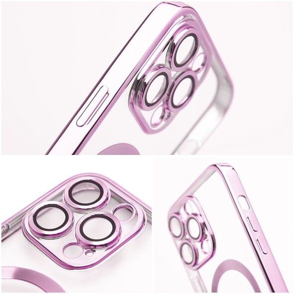 Θήκη ELECTRO MAG COVER συμβατή με MagSafe για IPHONE 11 Pro Max ροζ χρυσό