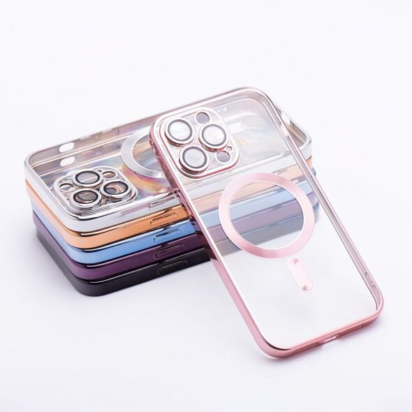 Θήκη ELECTRO MAG COVER συμβατή με MagSafe για IPHONE 11 Pro Max ροζ χρυσό