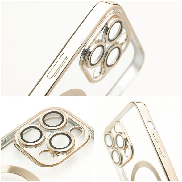 Θήκη ELECTRO MAG COVER συμβατή με MagSafe για IPHONE 11 χρυσό