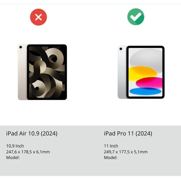 DUX DUCIS θήκη UNID αναδιπλούμενη με θέση για στυλό για iPad Pro 11 (2024) μαύρη
