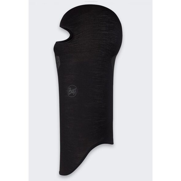 Kominiarka z Wełny Merino Buff Safety SOLID BLACK