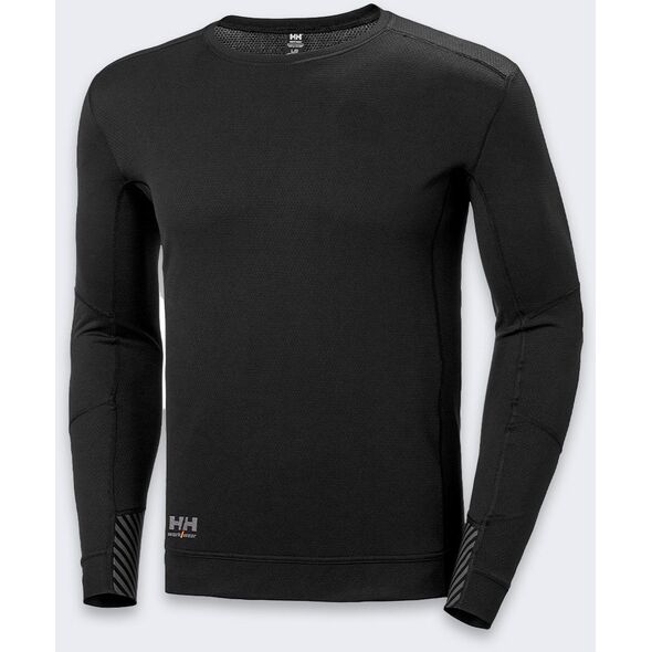 Koszulka Termoaktywna Helly Hansen Lifa Black