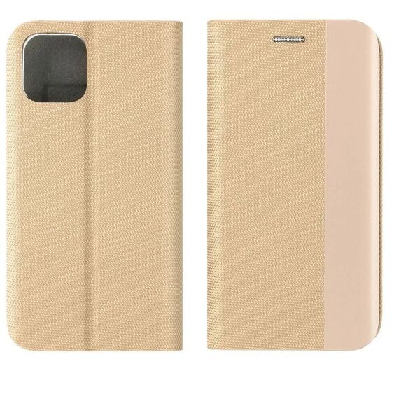Etui Kabura SENSITIVE Book do Xiaomi Redmi Note 14 Pro Złoty Stand 360