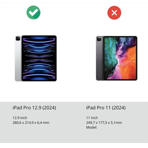 Etui ochronne z miejscem na rysik do iPad Pro 13 (2024) DUX DUCIS UNID Czarne