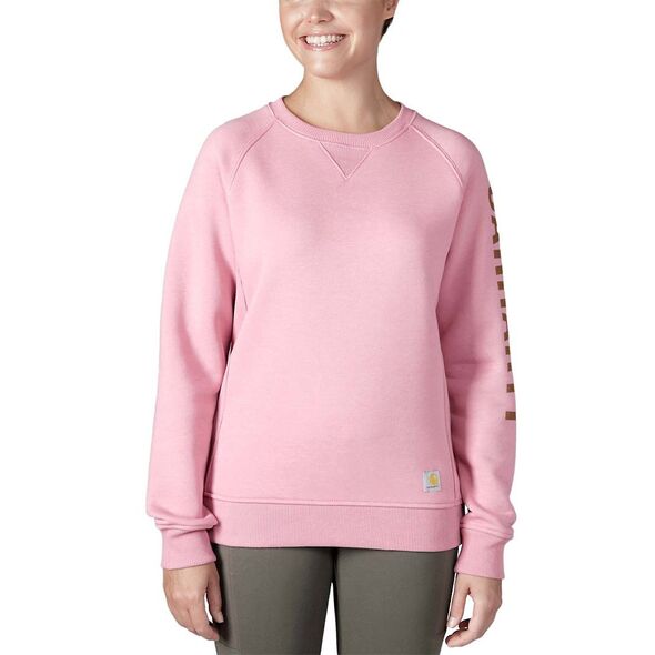 Bluza Carhartt Clarksburg Graphic Crewneck Pink