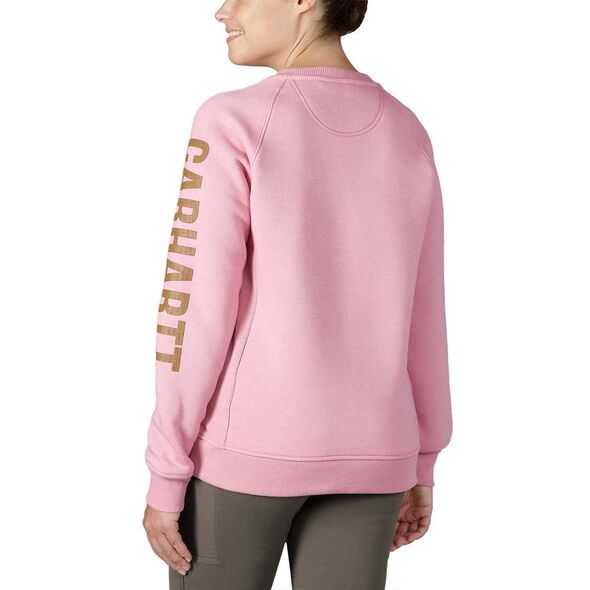 Bluza Carhartt Clarksburg Graphic Crewneck Pink