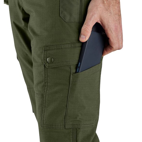 Spodnie Ocieplane Carhartt Rugged Ripstop Basil