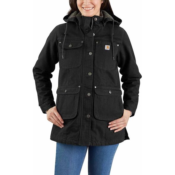 Płaszcz Carhartt Weathered Duck Black
