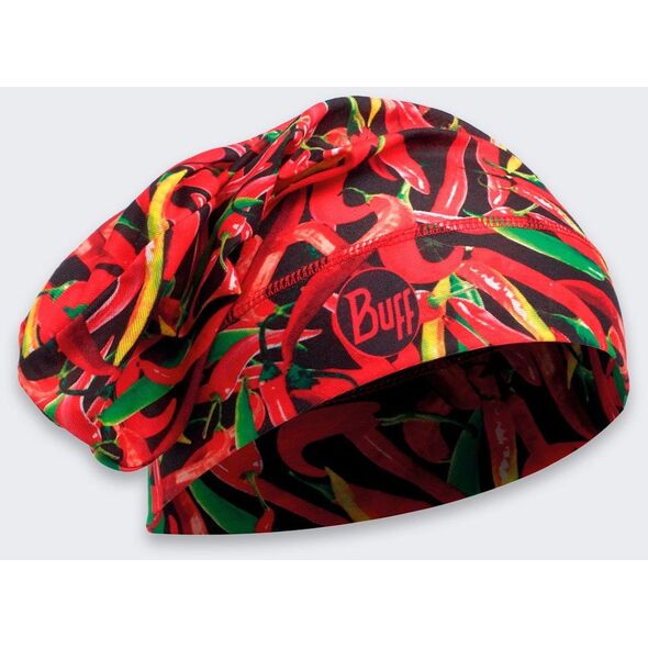 Czapka Kucharska Buff Safety Papryczki Chili Red
