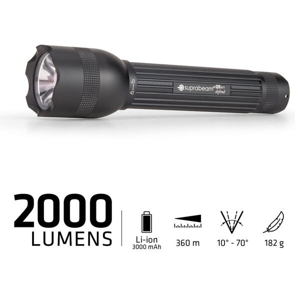 Latarka Suprabeam Q5xrs defend 2000lm LiIon